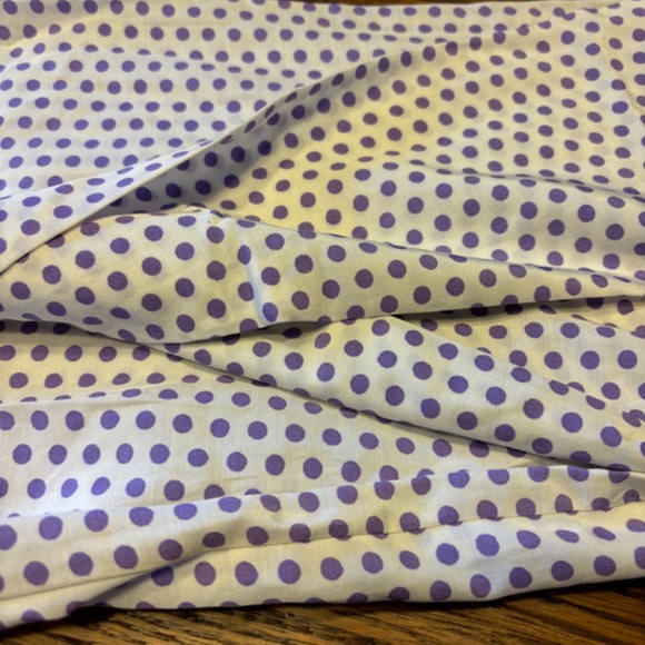 Lavender Polka Dot Silky Infinity Scarf - Picture 5 of 6